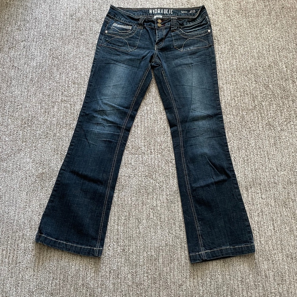 Hydraulic Metro Low Rise Boot Flare Jeans sz 13/14
